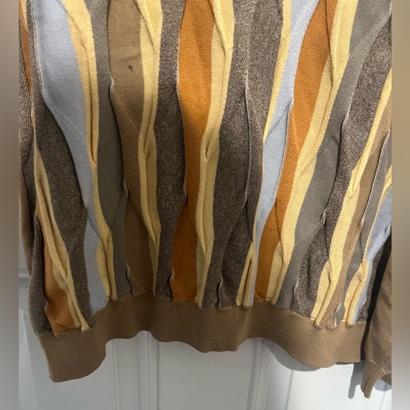 VTG Weatherproof Men’s 3D Sweater Coogi or Cosby Style Textured Size XXL - Picture 4 of 9